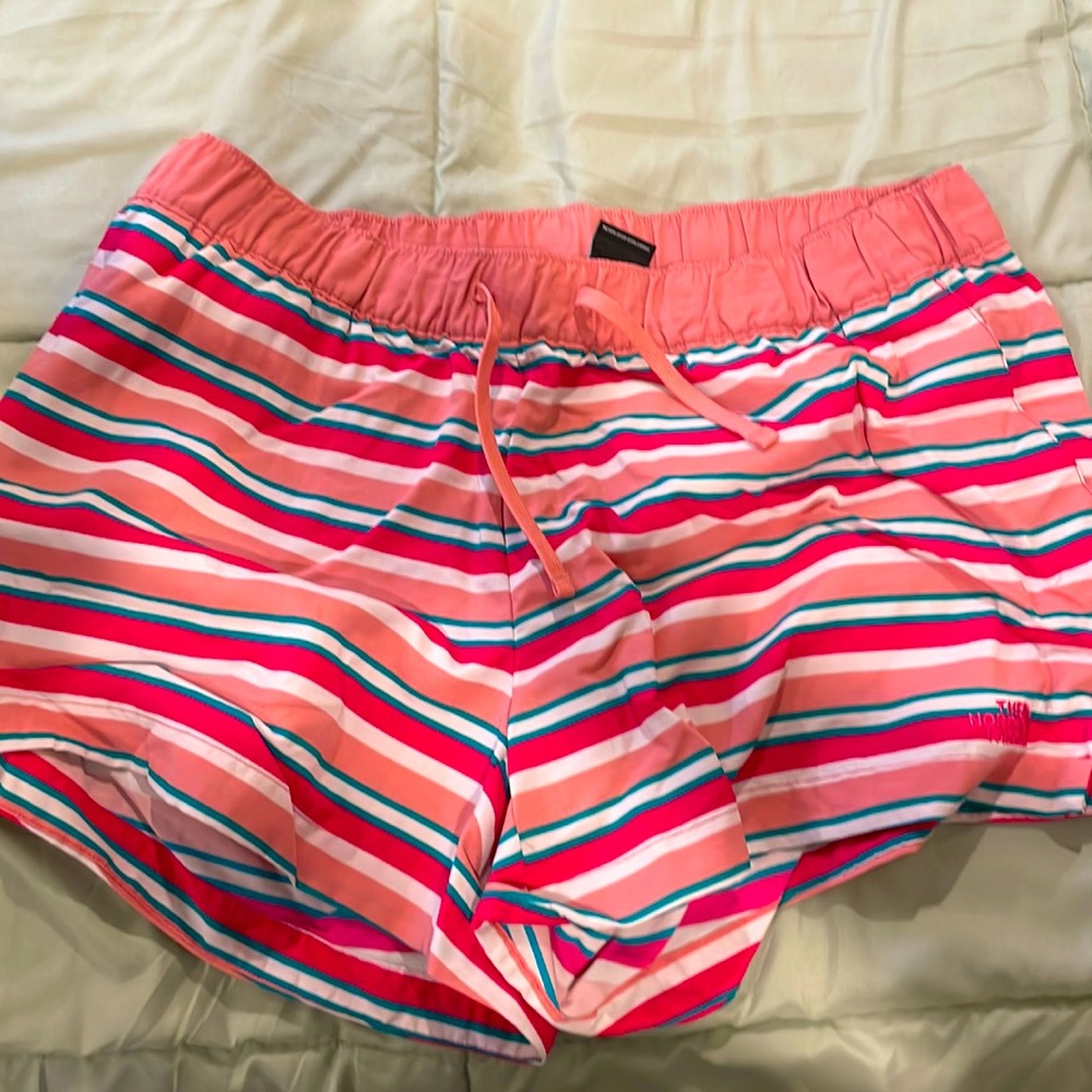 The North Face shorts.